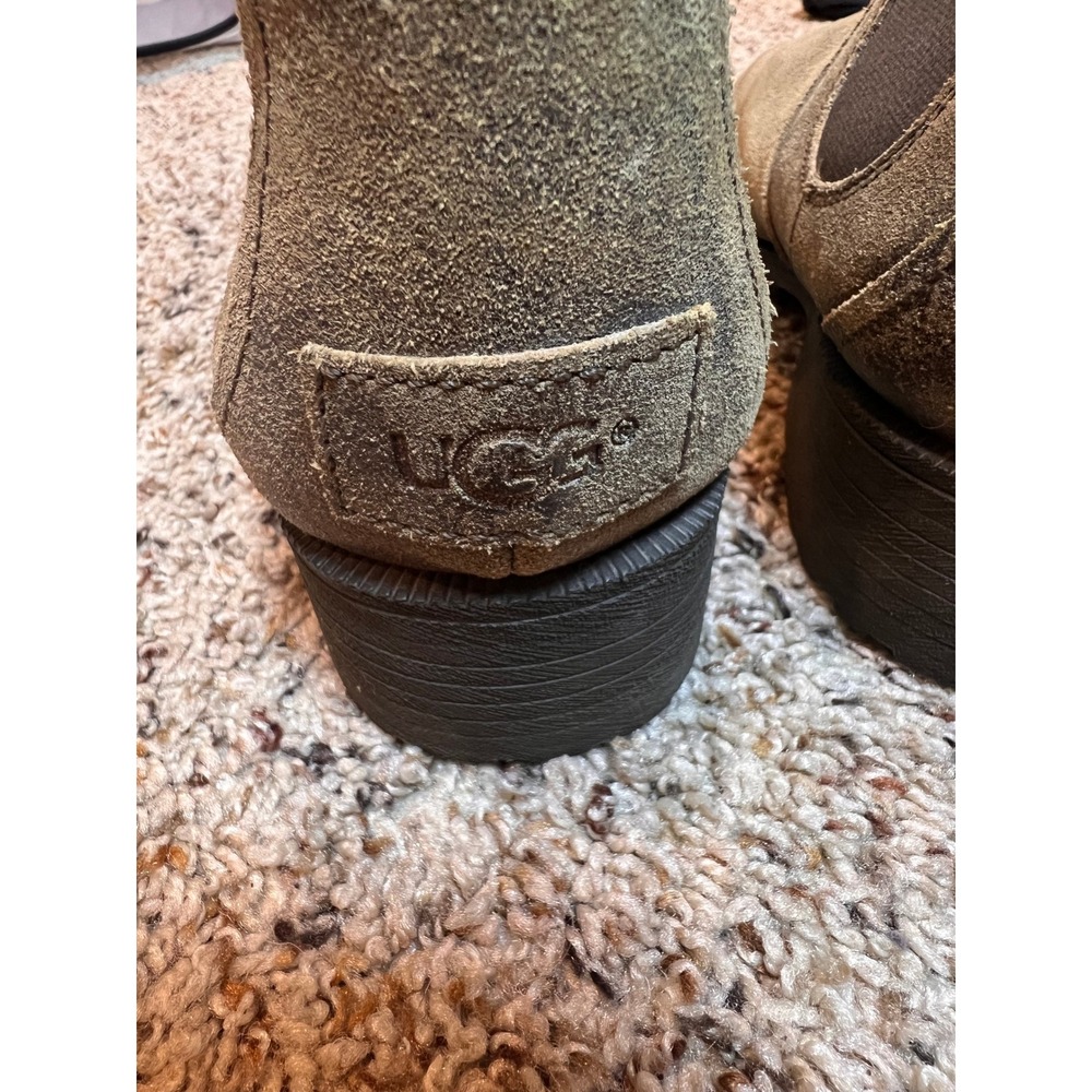 UGG Chelsea Boots Men Brown Suede Gorpcore Rugged Western Boho Cottagecore Fall - Picture 6 of 16